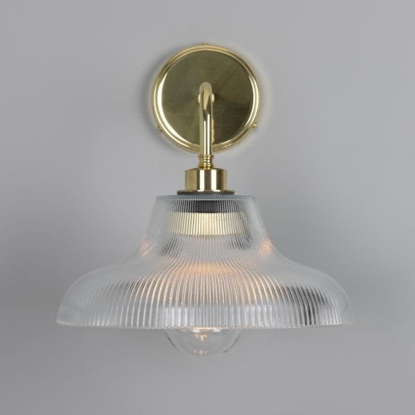 Mono Vintage Railway Glass Bathroom Wall Light 30cm IP65 - Image 2